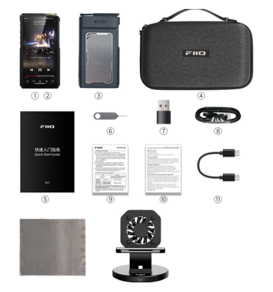 FiiO M27 negro – Reproductor Hi-Res DAP premium