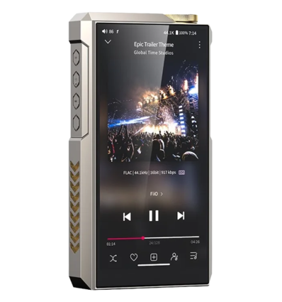 FiiO M27 titanio – Reproductor portátil Hi-Res premium
