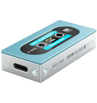 FIIO KA15 Azul – DAC/Amp portátil USB‑C con alta potencia