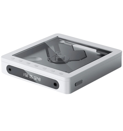 FIIO DM13 BT Transparente – CD portátil Hi‑Res con Bluetooth