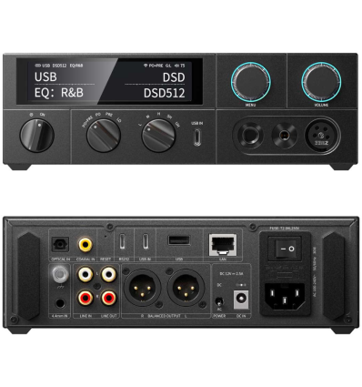 FIIO K15 Negro – DAC y amplificador Hi-Fi de escritorio