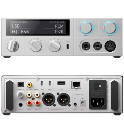 FIIO K15 Plata – DAC y amplificador Hi-Fi de escritorio