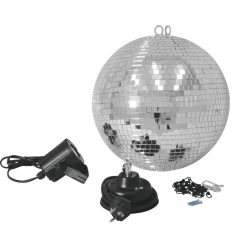 EUROLITE Mirror Ball Set 30 cm con foco LED Spot