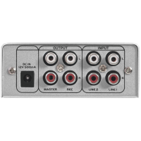 OMNITRONIC GNOME‑202 Mini Mixer Silver — Mixer compacto