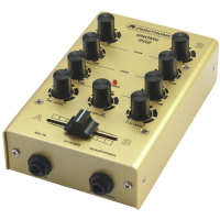 OMNITRONIC GNOME-202 Gold – Mezclador DJ compacto 2 canales