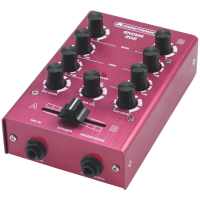 OMNITRONIC GNOME-202 Red – Mini mezclador DJ compacto