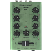 OMNITRONIC GNOME-202 Green – Mezclador DJ compacto 2 canales