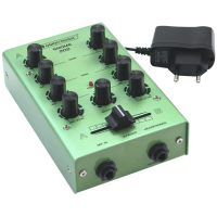OMNITRONIC GNOME-202 Green – Mezclador DJ compacto 2 canales