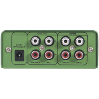 OMNITRONIC GNOME-202 Green – Mezclador DJ compacto 2 canales