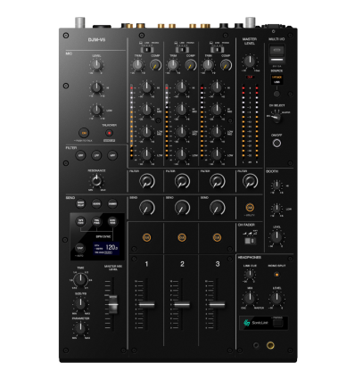 AlphaTheta DJM‑V5 mesa DJ 3 canales profesional