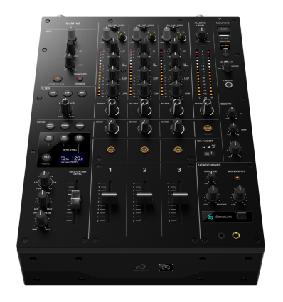 AlphaTheta DJM‑V5 mesa DJ 3 canales profesional