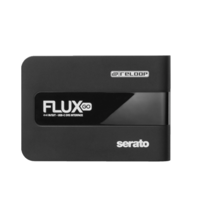 Reloop Flux Go — Interfaz DVS Serato USB‑C portátil