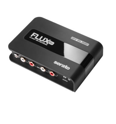 Reloop Flux Go — Interfaz DVS Serato USB‑C portátil