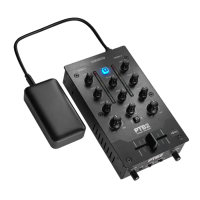Reloop PTB‑2 — Mezclador DJ portátil con interfaz DVS