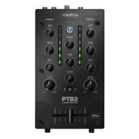 Reloop PTB‑2 — Mezclador DJ portátil con interfaz DVS