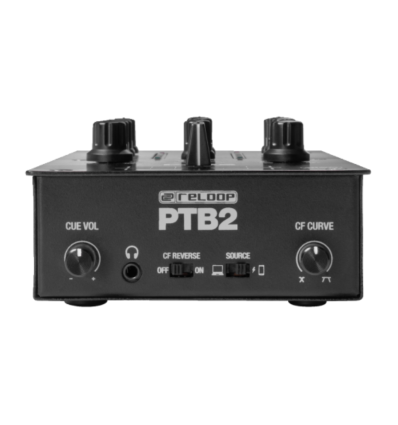 Reloop PTB‑2 — Mezclador DJ portátil con interfaz DVS