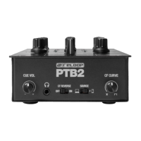 Reloop PTB‑2 — Mezclador DJ portátil con interfaz DVS