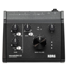 Korg microAUDIO 22 — Interfaz audio USB‑C compacta