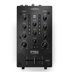 Reloop PTB‑2 — Mezclador DJ portátil con interfaz DVS