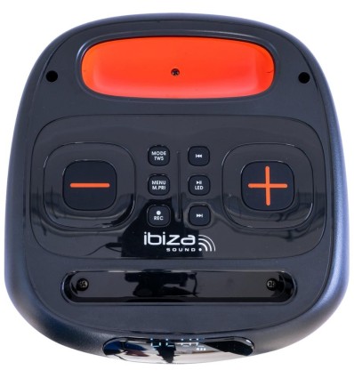 Altavoz Ibiza Sound CUBE180 - 180W Bluetooth y micrófono