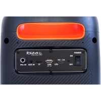 Altavoz Ibiza Sound CUBE180 - 180W Bluetooth y micrófono