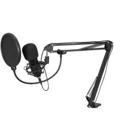 Omnitronic BMS-1C USB – Micrófono condensador con kit