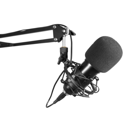 Omnitronic BMS-1C USB – Micrófono condensador con kit