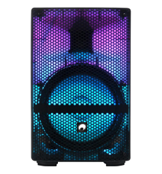Omnitronic MSE-8+ – Altavoz portátil LED con batería