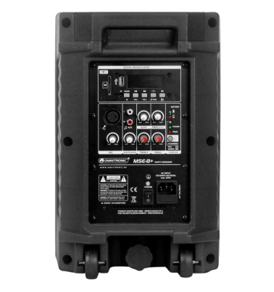 Omnitronic MSE-8+ – Altavoz portátil LED con batería