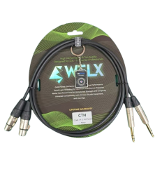 Cable WELX Blackwaves CTH 1 m Jack a XLR Hembra