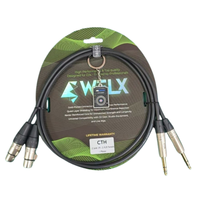 Cable WELX Blackwaves CTH 1 m Jack a XLR Hembra