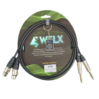 Cable WELX Blackwaves CTH 1 m Jack a XLR Hembra