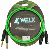 Cable WELX CTH Balanceado 1 m Jack a XLR Hembra