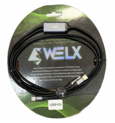 WELX USB R3 C doble 100W – Cable carga profesional 1,5 m