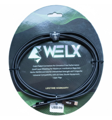 Welx USB R9 C-C 20 Gbps – Cable pro alta velocidad