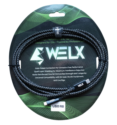 Welx USB R8 Thunderbolt 4 – Cable 40 Gbps 100 W