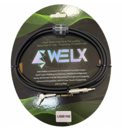 WELX USB R2 C-C ROTATIVO - Cable profesional con conector giratorio