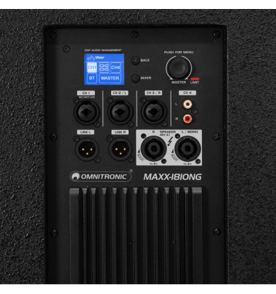 OMNITRONIC MAXX-1810NG 2.1 Sistema PA Activo 800W