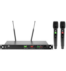 OMNITRONIC UHF-602 Sistema de Micrófonos Inalámbricos UHF