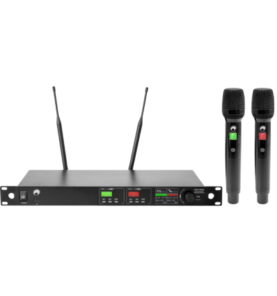 OMNITRONIC UHF-602 Sistema de Micrófonos Inalámbricos UHF