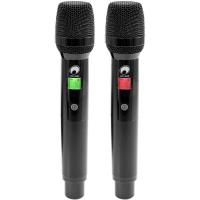 OMNITRONIC UHF-602 Sistema de Micrófonos Inalámbricos UHF