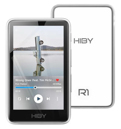 HiBy R1 Blanco | Reproductor Hi-Res portátil con Bluetooth