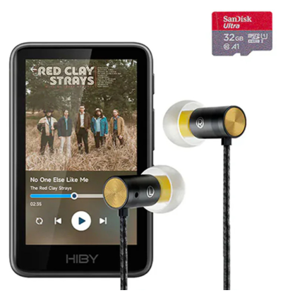 HiBy R1 Set Version Negro | Reproductor Hi-Res pack completo