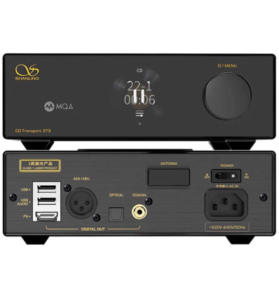 Shanling ET3 Negro | Transporte digital y streamer HiFi