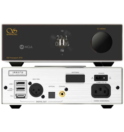 Shanling ET3 Plata | Transporte digital y streamer HiFi