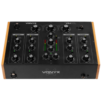 Vonyx VDJ270 Mezclador DJ Rotativo 4 Canales