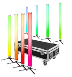 BeamZ Pro Kratos Tubos70 LED RGBW 8 Unidades IP65