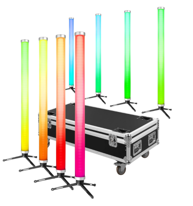 BeamZ Pro Kratos Tubos70 LED RGBW 8 Unidades IP65
