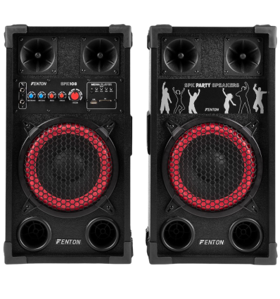 Fenton SPK-108 Altavoces activos PA 8" Bluetooth