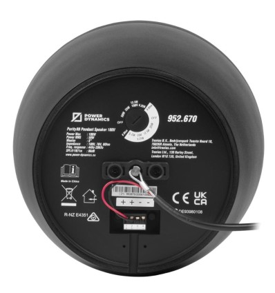 Power Dynamics Purity8B 100V 8" Negro